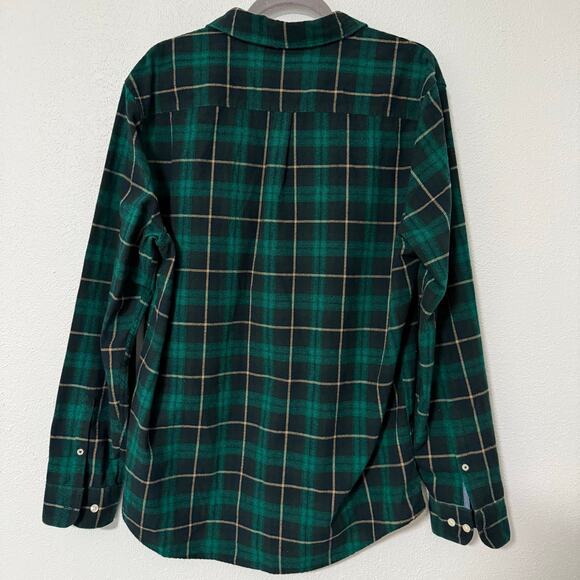 Penguin Munsingwear Men's Green Plaid Button Down Long Sleeve Shirt Large - Picture 12 of 14
